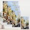Designart - Marble Path In Autumn - Traditional Canvas Wall Art Print